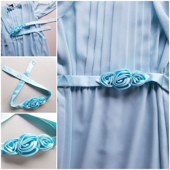 Ursula of Switzerland Women's Blue Dress, Sz 12 P - Picture 8 of 10